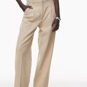 Aritzia - Wilfred - Effortless Pant - Heather Beige Size 2